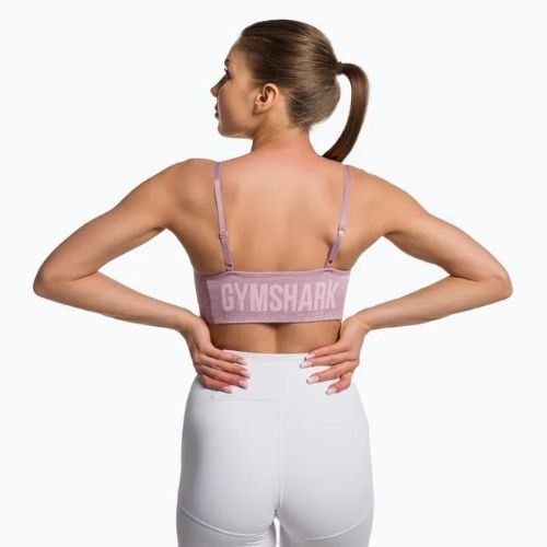 Biustonosz treningowy Gymshark Flex Strappy Sports purple