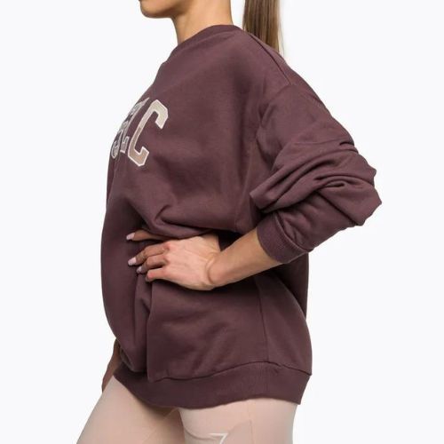 Bluza treningowa damska Gymshark Gfx Gslc Oversized brown