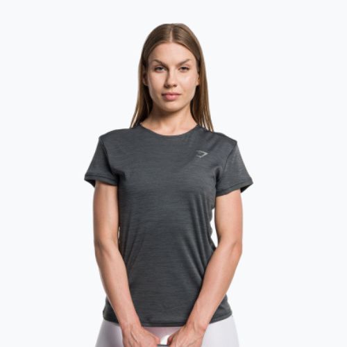 Koszulka treningowa damska Gymshark Running Top SS dark/grey