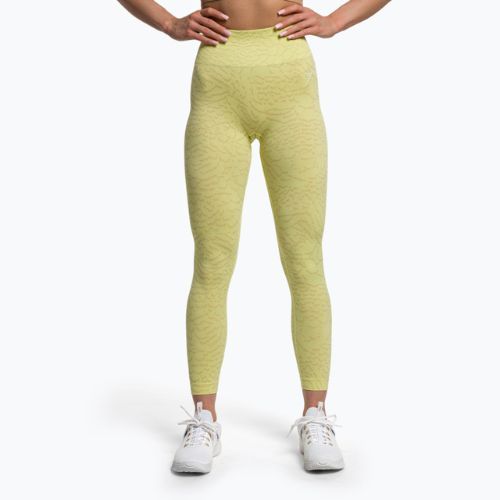 Legginsy treningowe damskie Gymshark Adapt Animal Seamless firefly green