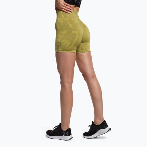 Spodenki treningowe damskie Gymshark Adapt Camo Savanna Seamless green