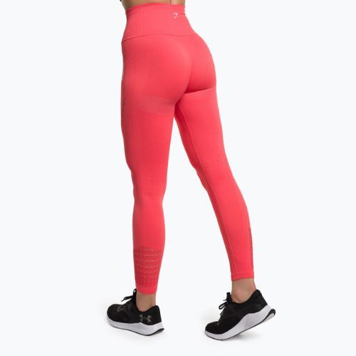 Legginsy treningowe damskie Gymshark Energy Seamless polka pink/white