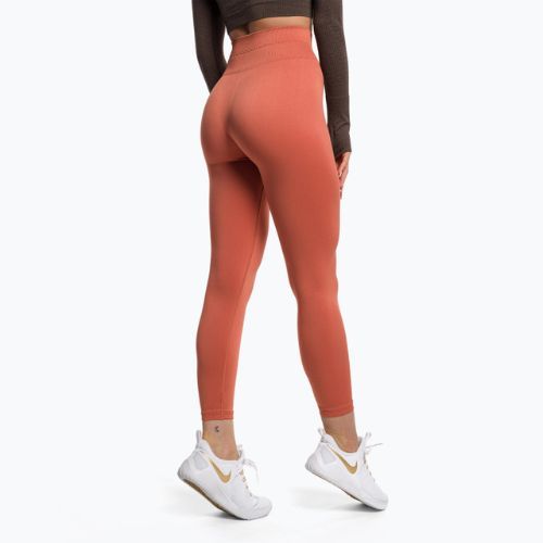 Legginsy treningowe damskie Gymshark Studio earth orange