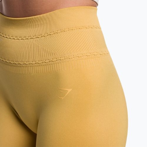 Legginsy treningowe damskie Gymshark Studio indian yellow