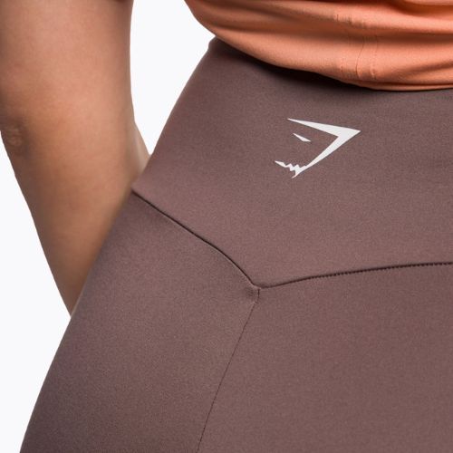 Legginsy treningowe damskie Gymshark Training 7/8 penny brown