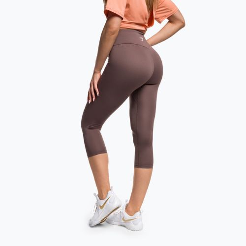 Legginsy treningowe damskie Gymshark Training 7/8 penny brown