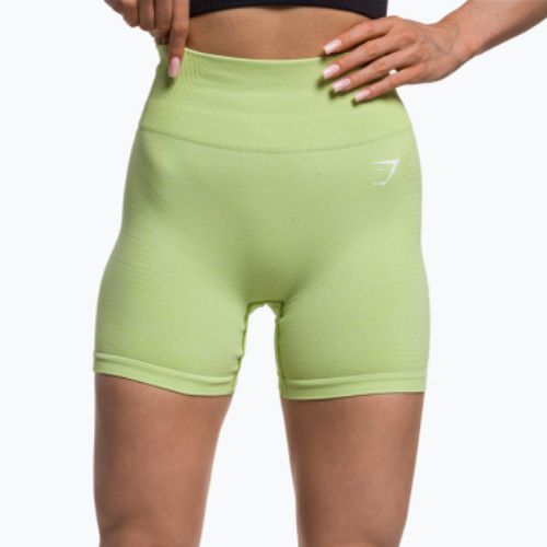 Spodenki treningowe damskie Gymshark Vital Seamless neon yellow