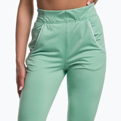 Spodnie treningowe damskie Gymshark Recess Track cactus green