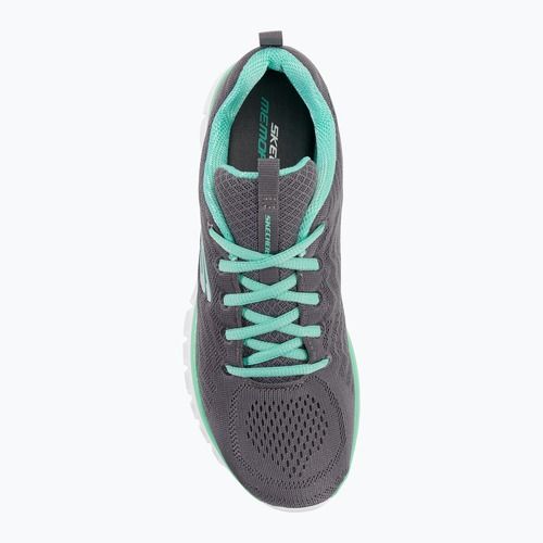 Buty damskie SKECHERS Graceful Get Connected charcoal/gray