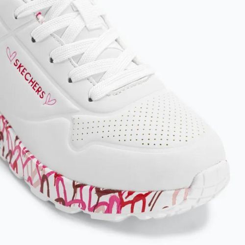 Buty dziecięce SKECHERS Uno Lite Lovely Luv white/red/pink