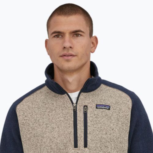 Bluza polarowa męska Patagonia Better Sweater 1/4 Zip oar tan