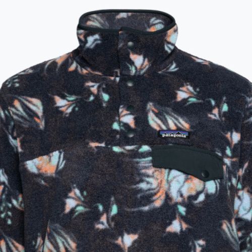 Bluza trekkingowa damska Patagonia LW Synch Snap-T P/O swirl floral/pitch blue