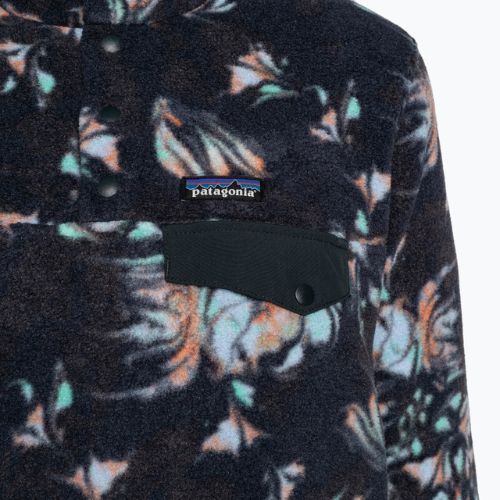 Bluza trekkingowa damska Patagonia LW Synch Snap-T P/O swirl floral/pitch blue