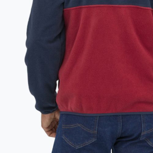 Bluza trekkingowa męska Patagonia Microdini 1/2 Zip P/O wax red