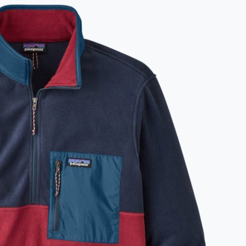 Bluza trekkingowa męska Patagonia Microdini 1/2 Zip P/O wax red