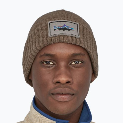 Czapka zimowa Patagonia Brodeo Beanie fitz roy trout patch/ash tan
