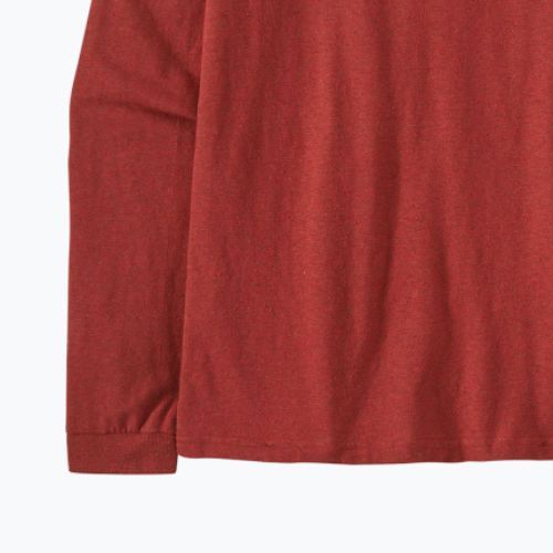 Longsleeve damski Patagonia P-6 Logo Responsibili-Tee burl red