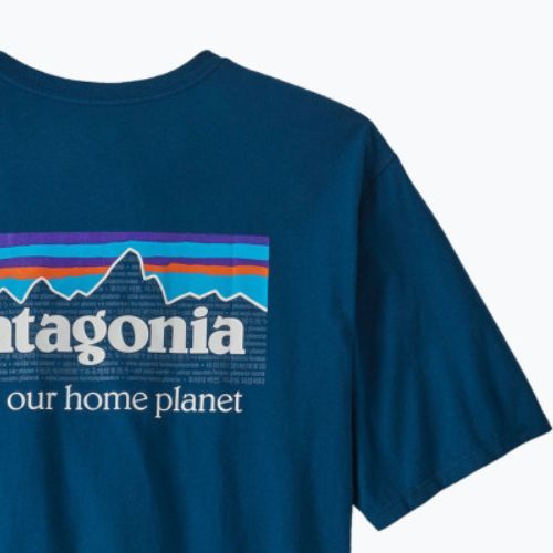 Koszulka trekkingowa męska Patagonia P-6 Mission Organic lagom blue