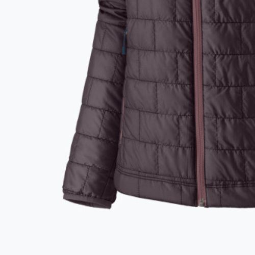 Kurtka ocieplana damska Patagonia Nano Puff Hoody obsidian plum