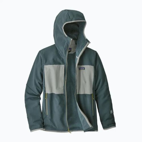 Kurtka softshell męska Patagonia R2 TechFace Hoody nouveau green