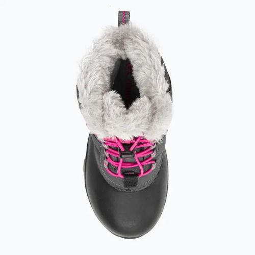 Śniegowce dziecięce Columbia Rope Tow III WP Girl dark grey/haute pink