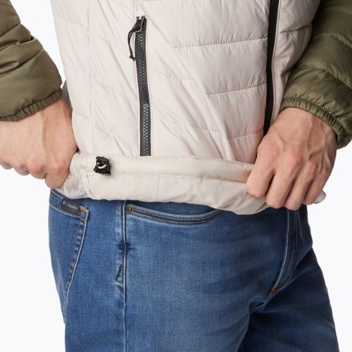 Kurtka męska Columbia Powder Lite Hooded dark stone/shark/stone green