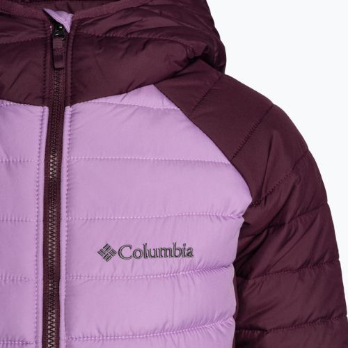 Kurtka dziecięca Columbia Powder Lite Hooded gumdrop/marionberry