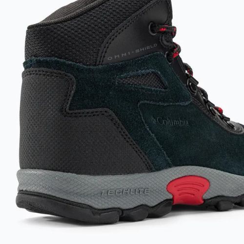 Buty turystyczne dziecięce Columbia Newton Ridge Amped black/mountain red