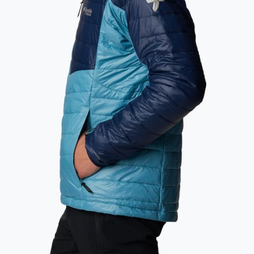 Kurtka męska Columbia Platinum Peak Hooded shasta/collegiate navy