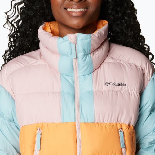 Kurtka damska Columbia Pike Lake II Cropped sunset peach/dusty pink/aqua haze