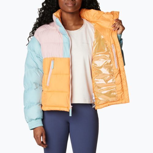 Kurtka damska Columbia Pike Lake II Cropped sunset peach/dusty pink/aqua haze