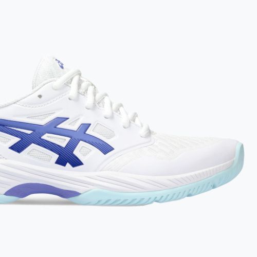 Buty do squasha damskie ASICS Gel-Court Hunter 3 W white/blue violet