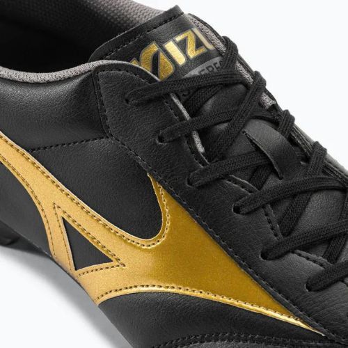 Buty piłkarskie męskie Mizuno Morelia II Club MD black/gold/dark shadow