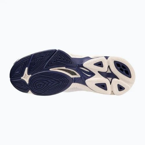 Buty do siatkówki męskie Mizuno Wave Lightning Z7 white/blue ribbon/mp gold