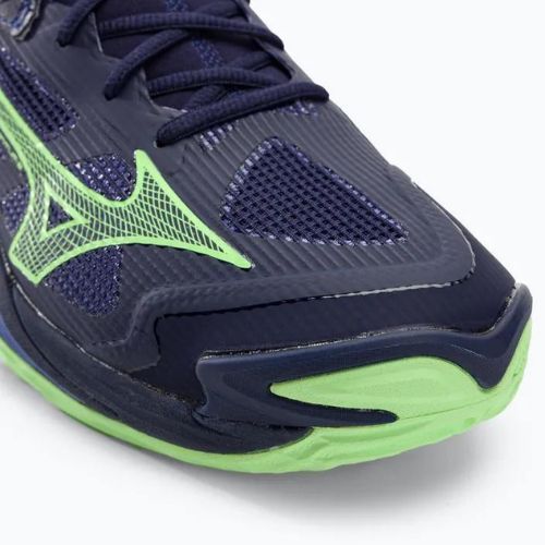 Buty do siatkówki Mizuno Wave Momentum 3 evening blue/tech green/lolite