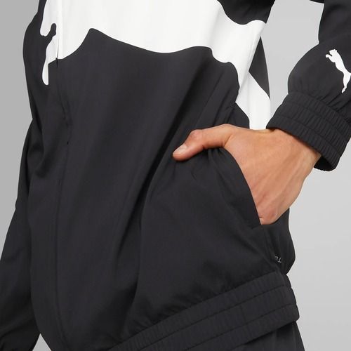 Kurtka męska PUMA Train Big Cat Lined Woven FZ puma black