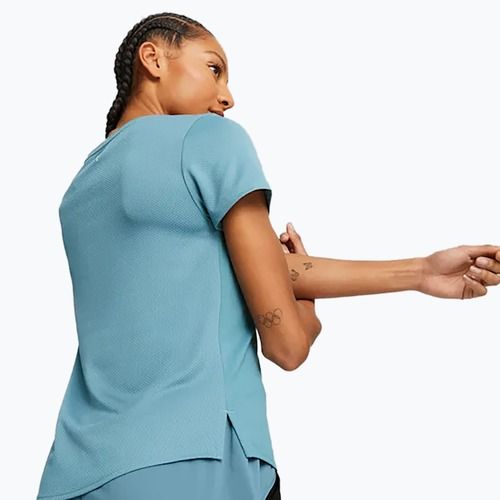 Koszulka damska PUMA Fit Logo Ultrabreathe bold blue/speed green