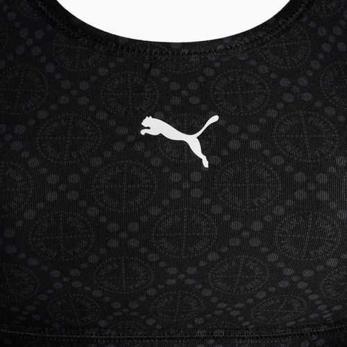 Biustonosz treningowy PUMA Mid Impact 4Keeps Graphic PM puma black/concept q4 aop