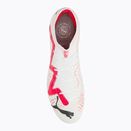 Buty piłkarskie męskie PUMA Future Ultimate Low FG/AG puma white/puma black/fire orchid