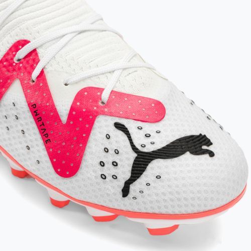 Buty piłkarskie dziecięce PUMA Future Pro FG/AG puma white/puma black/fire orchid