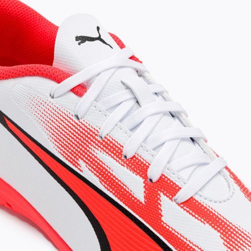 Buty piłkarskie dziecięce PUMA Ultra Play IT puma white/puma black/fire orchid