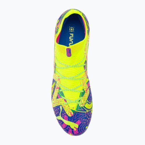 Buty piłkarskie męskie PUMA Future Ultimate Energy FG/AG ultra blue/yellow alert/luminous pink