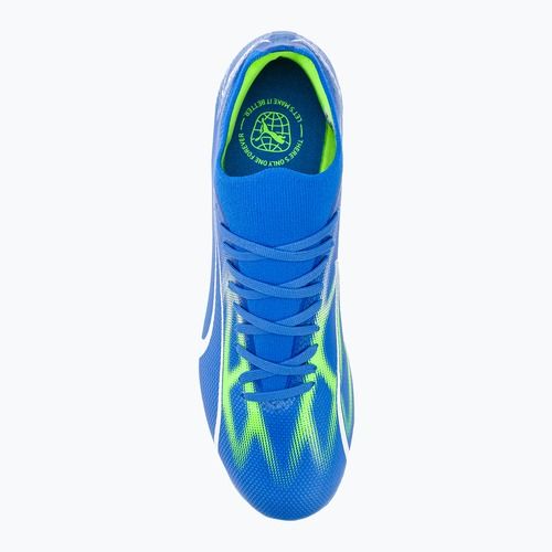 Buty piłkarskie męskie PUMA Ultra Match FG/AG ultra blue/puma white/pro green