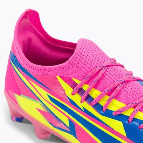 Buty piłkarskie męskie PUMA Ultra Ultimate Energy FG/AG luminous pink/ultra blue/yellow alert