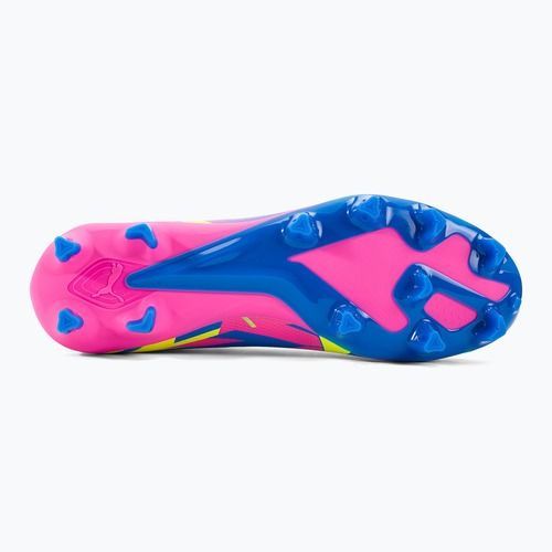 Buty piłkarskie męskie PUMA Ultra Match Energy FG/AG luminous pink/yellow alert/ultra blue