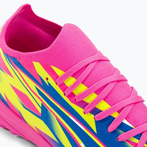Buty piłkarskie męskie PUMA Ultra Match Energy TT luminous pink/yellow alert/ultra blue