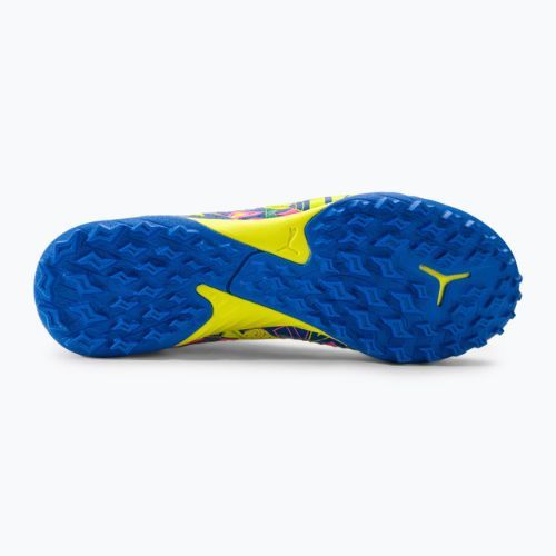 Buty piłkarskie dziecięce PUMA Future Match Energy TT + Mid ultra blue/yellow alert/luminous pink