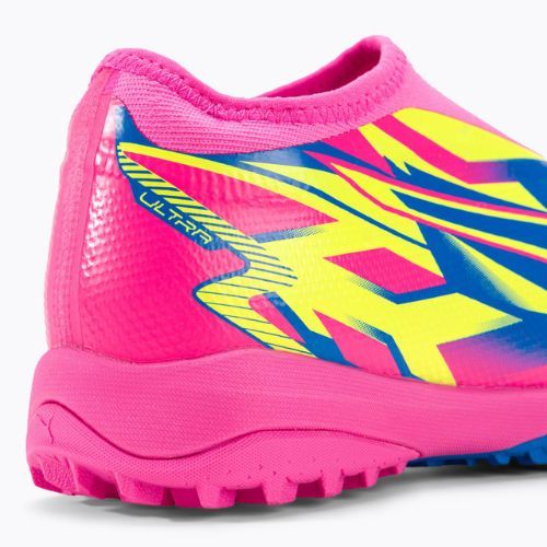 Buty piłkarskie dziecięce PUMA Ultra Match LL Energy TT + Mid luminous pink/ultra blue/yellow alert