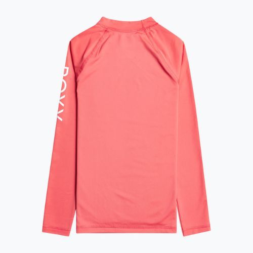 Longsleeve do pływania dziecięcy ROXY Whole Hearted sun kissed coral