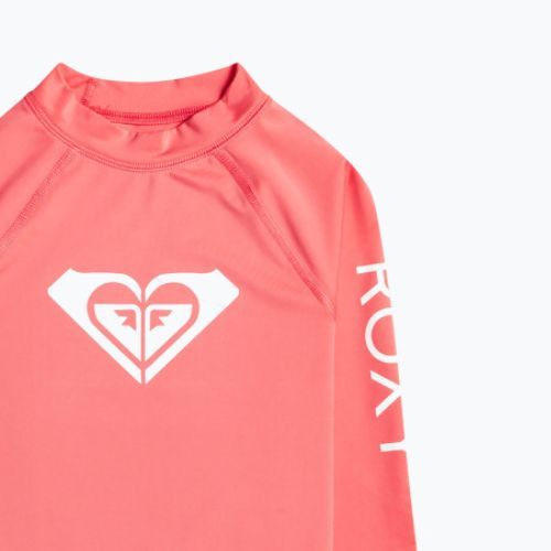 Longsleeve do pływania dziecięcy ROXY Whole Hearted sun kissed coral